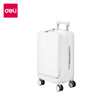กระเป๋าเดินทางล้อลาก DELI EH1054-WH-24-01 24นิ้ว สีขาว_0